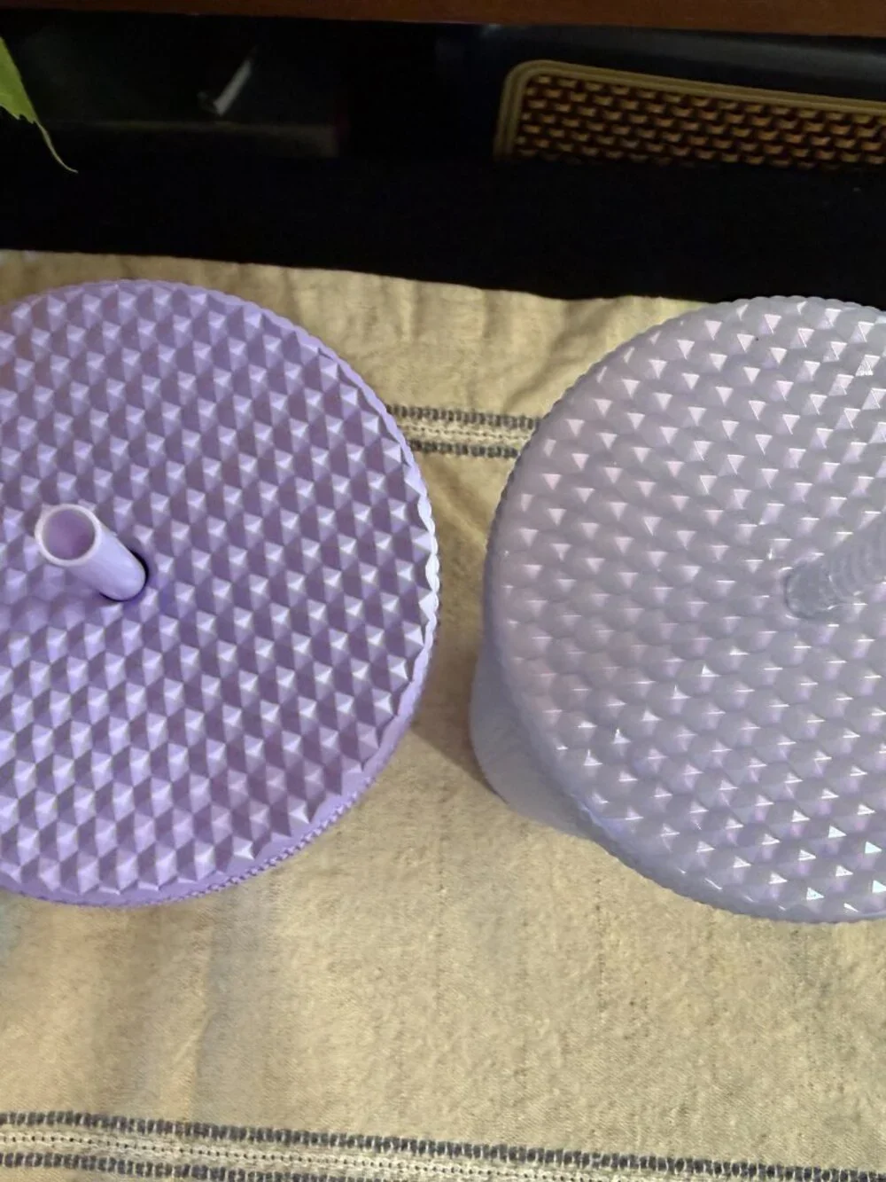 Starbucks Purple & Lavender Studded Cold Cups with Straws Set of 2